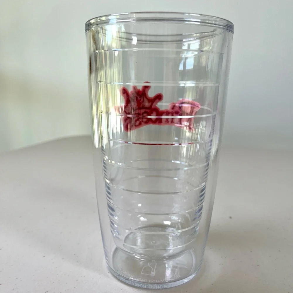 2 - Tervis “Princess” Drinkware with Pink and Gold Accents, 16 ounce NEW
